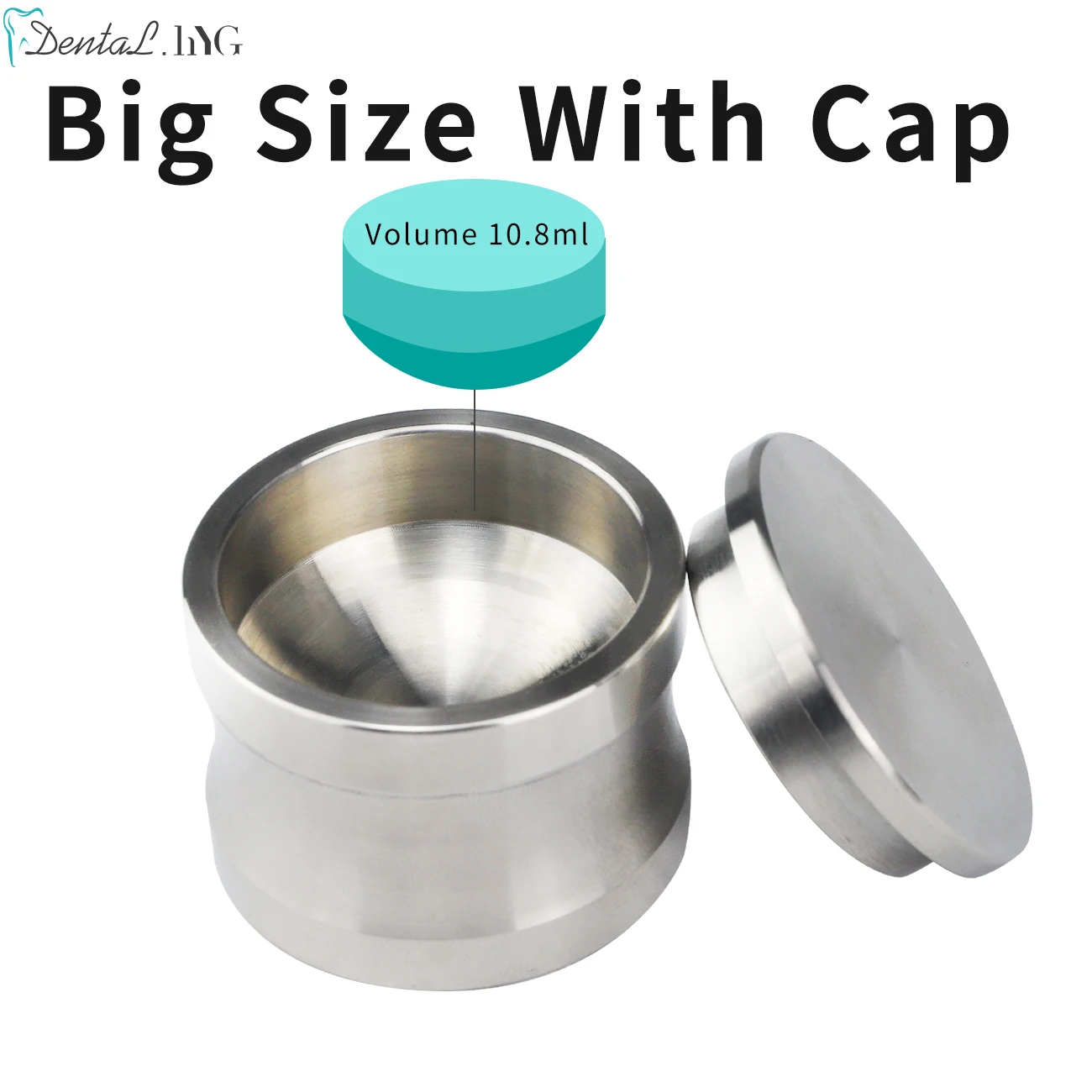 

Larg Size Dental Bone Meal Mixing Bowl Stainless Steel Bone Powder Cup Dentistry Implant Instrument Mixing Bowl Dentist Lab Tool