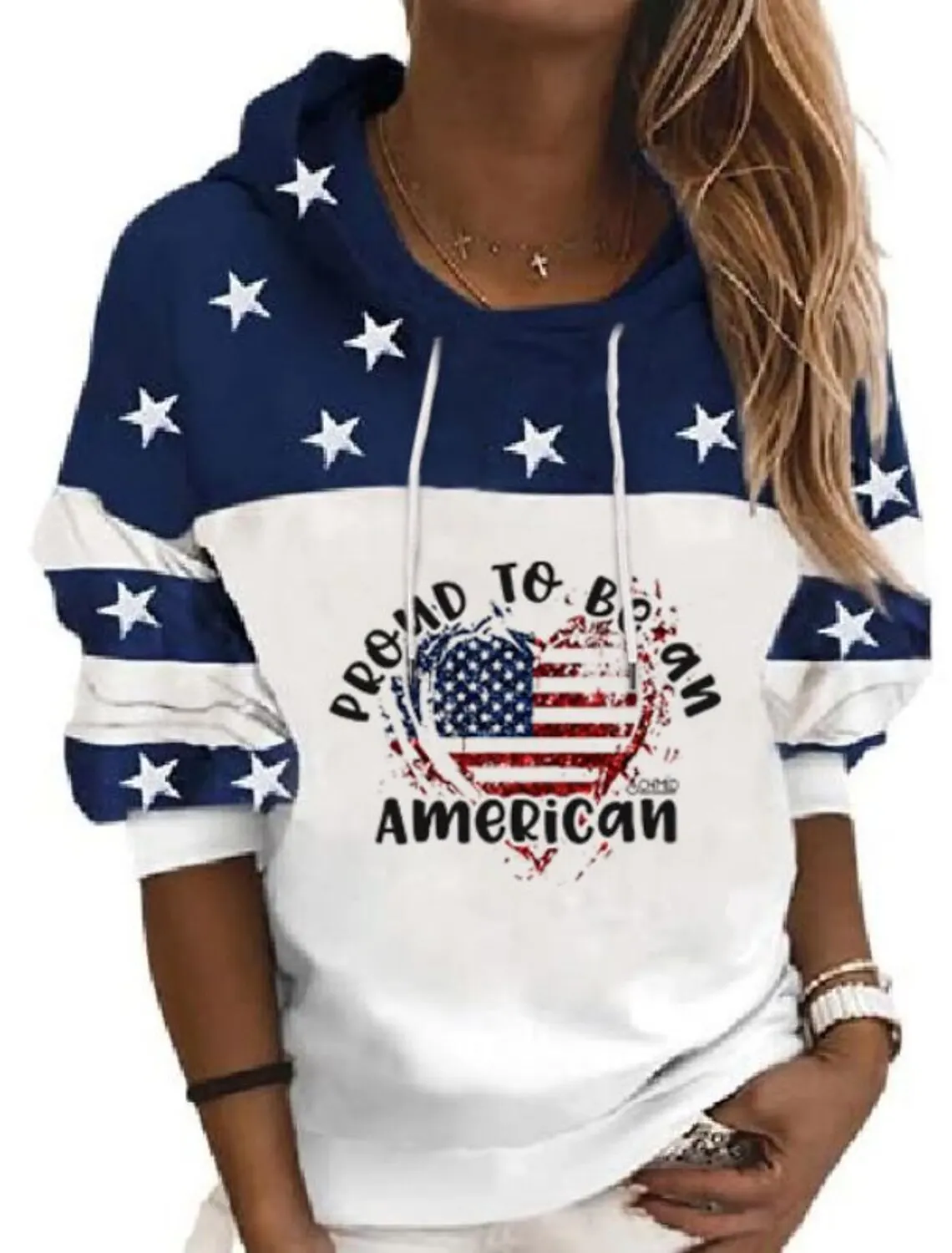 

Женские толстовки с капюшоном для девочек, новые модные топы с длинным рукавом и 3D принтом в виде флага США, Повседневная Уличная одежда унисекс в американском стиле, толстовка, одежда, футболки