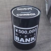 Large Capacity Tinplate Piggy Bank No Exit Iron Tank Money Box Saving Coin Home Decorative Ornaments Can Hold 3000 Coins 3