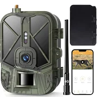4G HD Live Video Lithium Battery Cellular Trail Camera 50MP 4K Wireless Game App Cloud Service Waterproof IP66 Wildlife Monitori