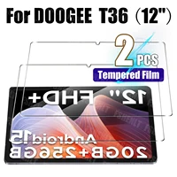 For Doogee T36 (12 inch) 2025 Screen Protector, 9H Tempered Glass Film, Anti Fingerprints,No Bubbles Anti-Scratch 1