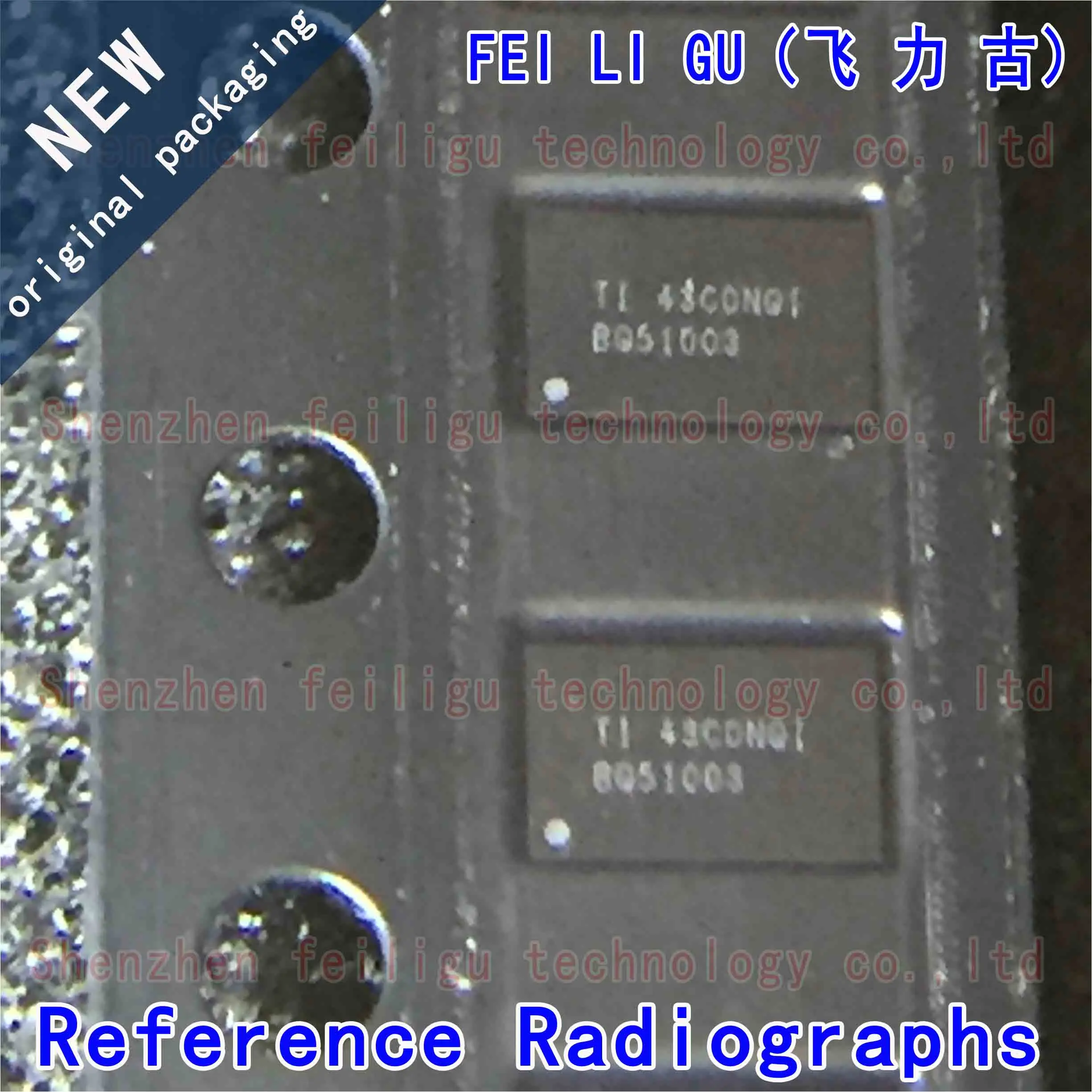 1~30PCS 100% New Original BQ51003YFPR BQ51003YFPT BQ51003 Package:DSBGA28 Wireless Power Receiver Power Management Chip
