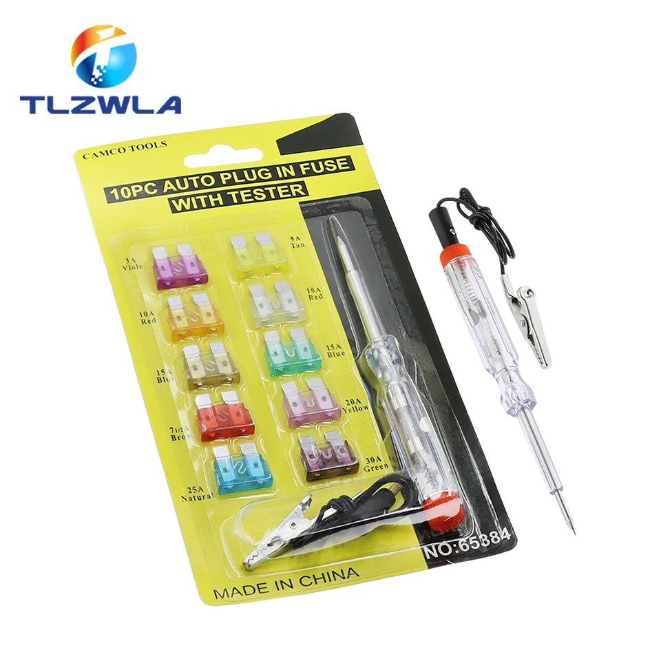 10 Pack Of 7.5 AMP Mini Blade Fuses - ATM/APM Automotive Fuses, 7.5A