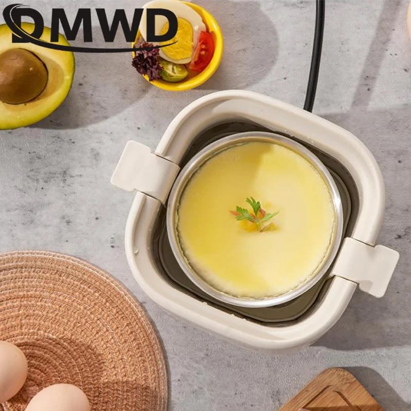 DMWD Electric Egg Cooker Soft-Boiled Egg Hot Spring Multifunctional Reservation Breakfast Steamer Boiler Yogurt Machine