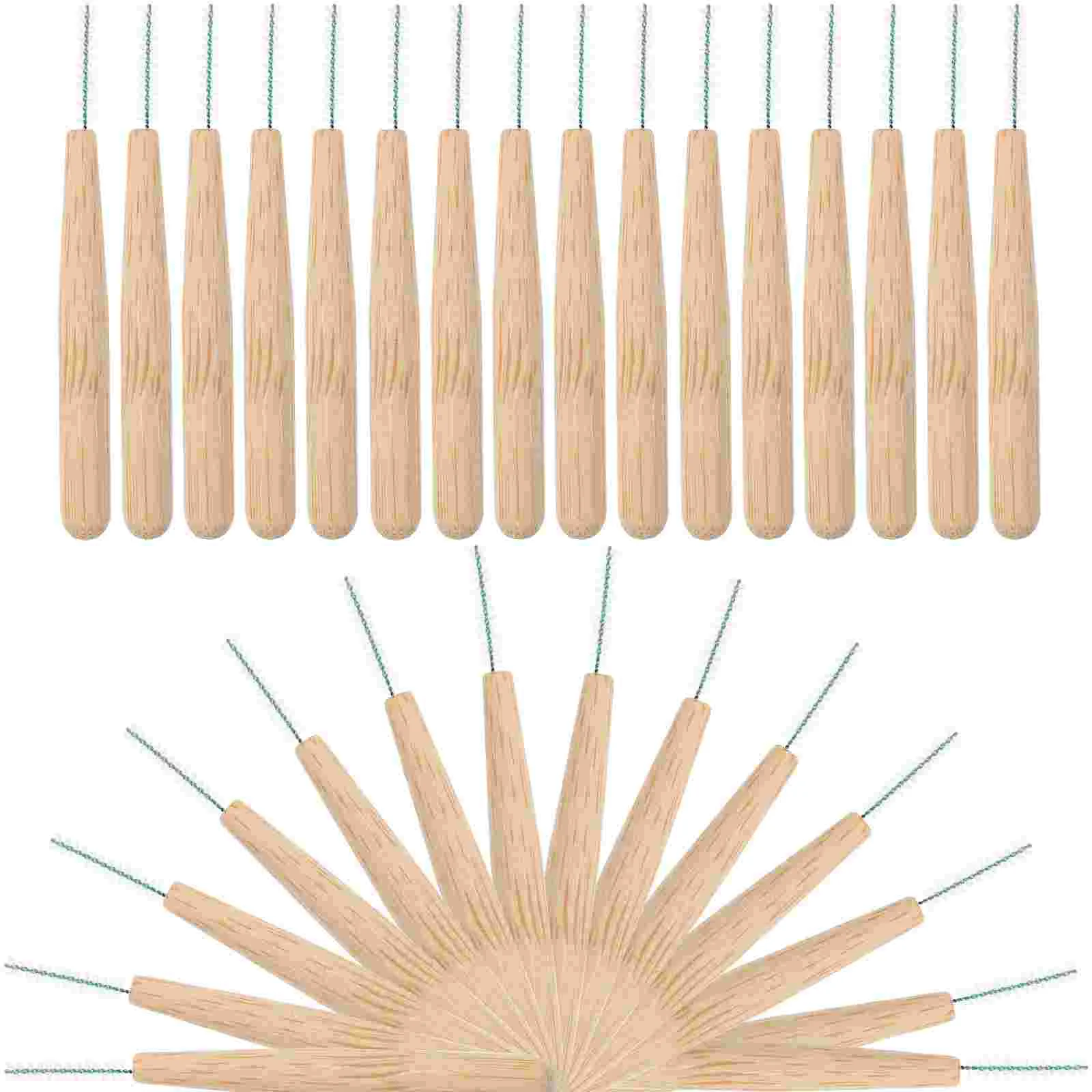 

Bamboo Cleaner Interdental Brush Braces Light Tooth Picks Flossers Dental Tooth Brush Teeth whitening tool