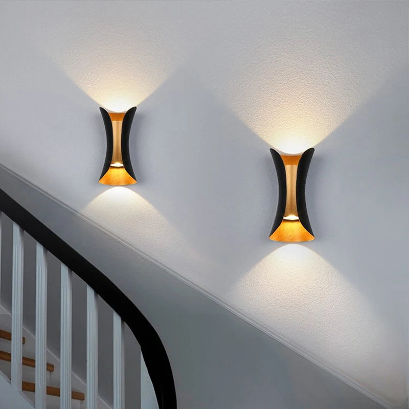 6W LED Wall Lamp IP65 Waterproof Outdoor Wall Lights Garden Balcony Porch Lamp Indoor Nordic Sconce Decor Lighting