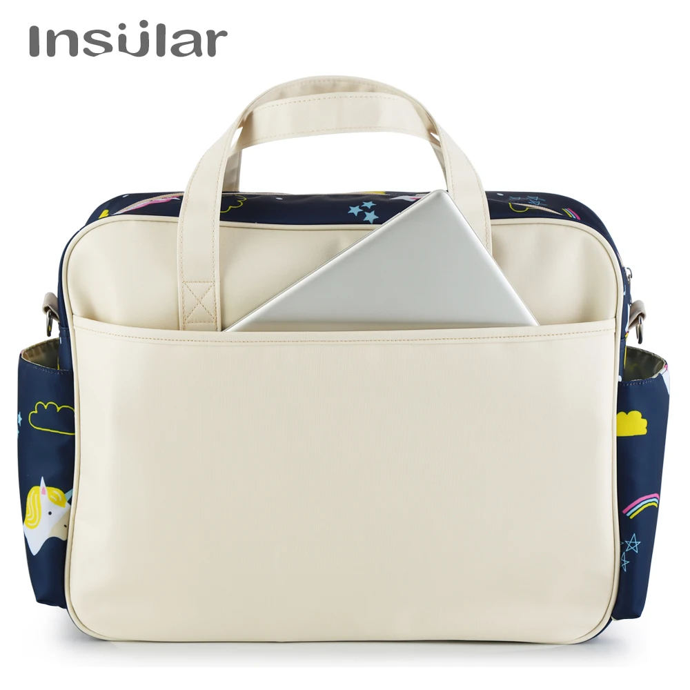 Insular Baby Diaper Bag Fashion Nappy Stroller Bag Organizer Pouch  Maternity Mommy Bag Mother Tote Diaper