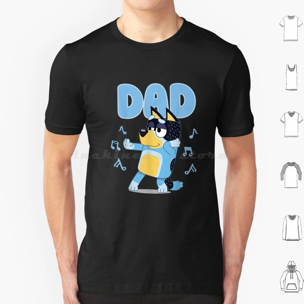 

Fathers Dad Mumm T Shirt Cotton Men Women Diy Print Bingo Cartoon Funny Family Merry Christmas Dad Happy Dad Dog Heeler