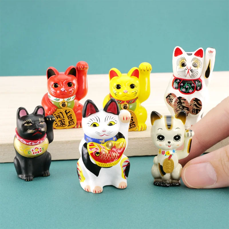 

Kenelephant Kawaii Gashapon Capsule Toys Cute Fortune Cat Figurine Gacha Figure Anime Miniature Items Collection