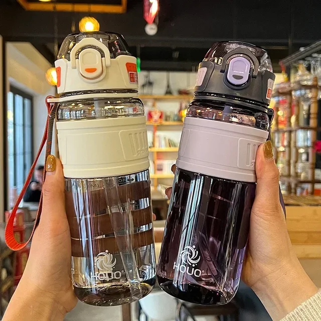 750ml/1L Travel Water Bottle for Sports Plastic Water Cup for Girl Boy School Portable Liter  Water Kettle Fitnes Gym Drinkware 3
