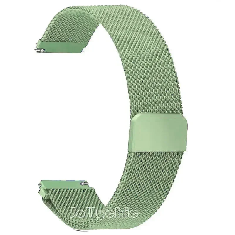Elegant Milanese Stainless Steel Watch Strap, Various Widths Available