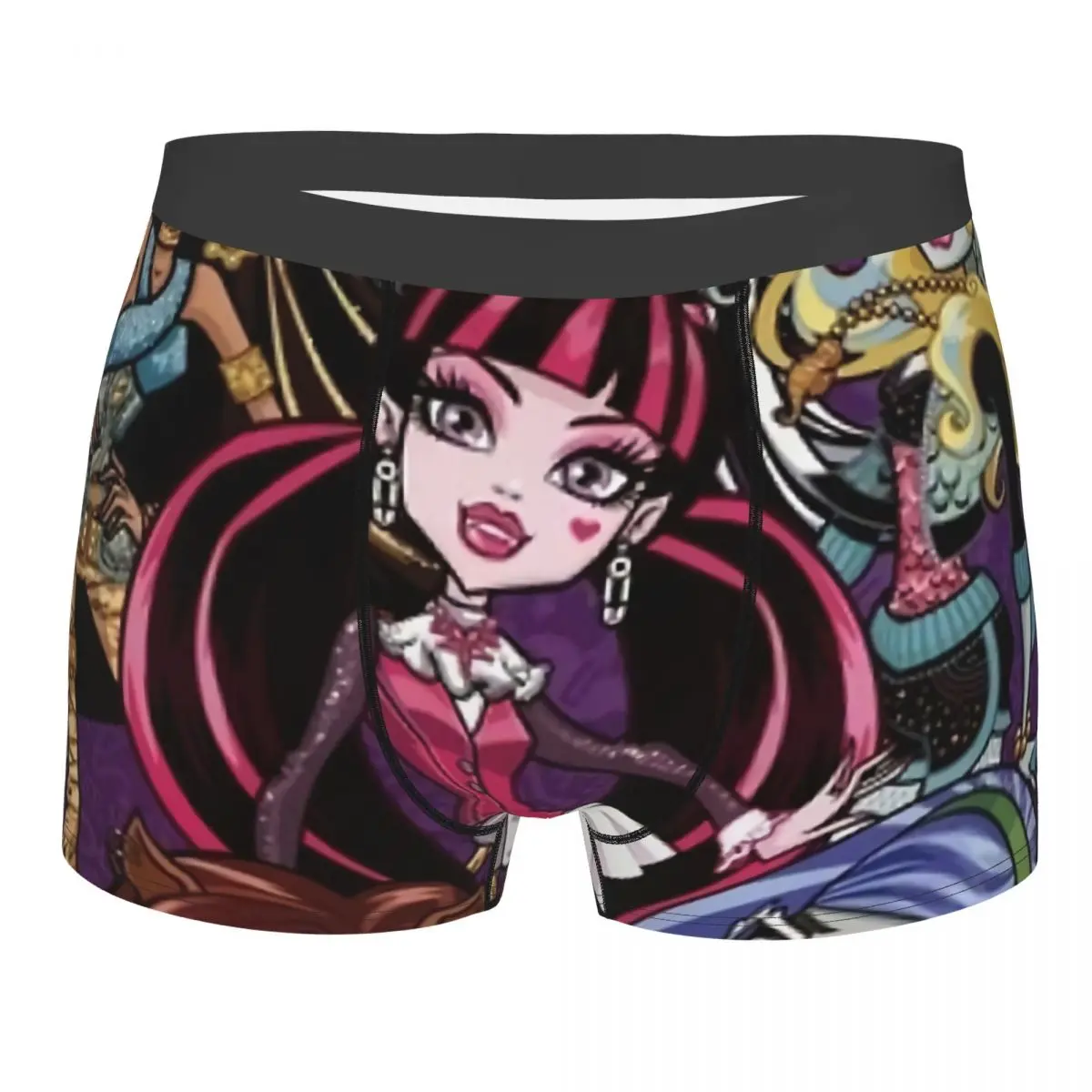 

Мужские трусы-боксеры Monster High Doll, дышащие трусы, нижнее белье, подарок на день рождения