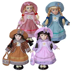 Poupée en céramique Style européen pour enfants, décoration de maison, maison de jeu, jouet pour filles, cadeau Surprise, jouets pour enfants, cadeaux de noël 