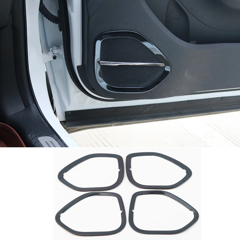 

Car Interior Door Audio Sound Speaker Frame Trims Decoration for Chery Tiggo 2018 2019 Accessories Auto Kit Modify Protect