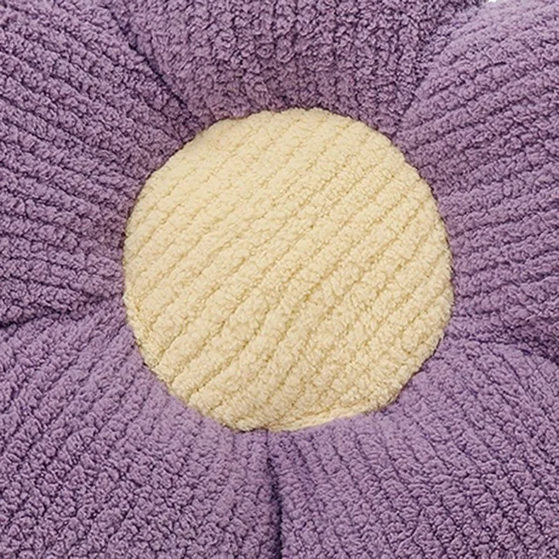N84R-Flower Pillow, Flower Shaped Pillow, Flower Floor Pillow, Cute Flower Pillow, Aesthetic Pillow, Decorative Pillows 2