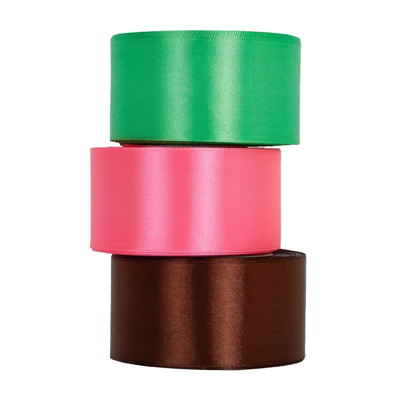 6-10-12-15-20-25mm Satin Ribbon Christmas Hallowen New Year Wedding Party Decoration DIY Handmade Crafts Gift Wrapping Tape satin ribbon