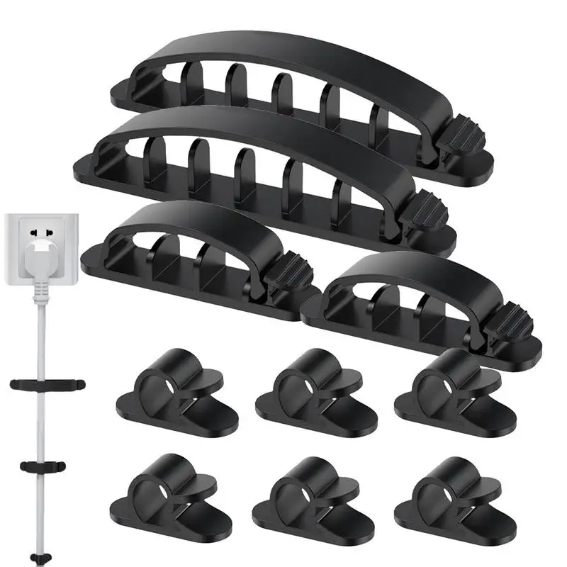 

Adhesive Cord Holders Cords Organizer Holder Portable Cable Organizer Clips Cord Holder For Audio Cables Wired Headphones Wires