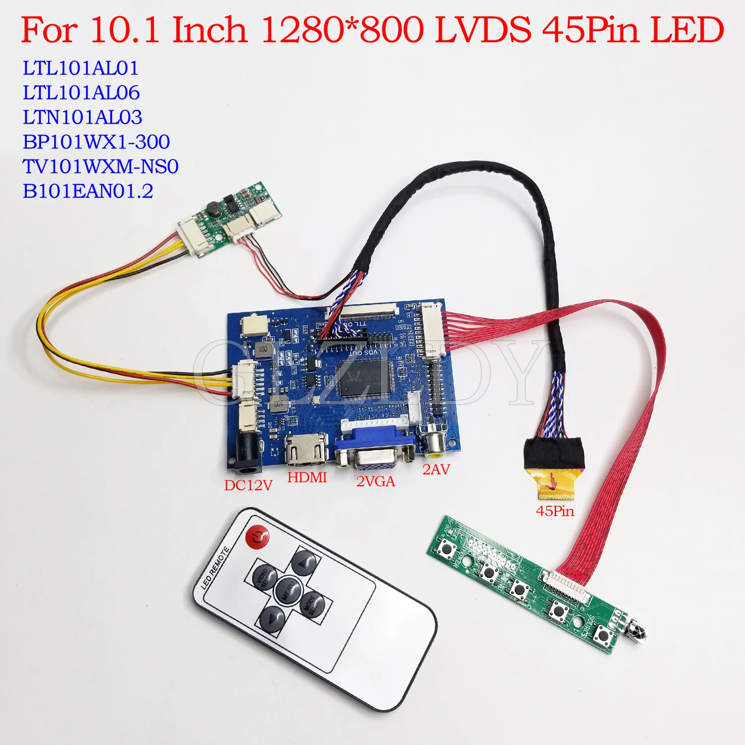 Kit Controller Board Per Pannello LCD LTL106AL01 10.6" - HDMI DVI VGA Fai Da Te