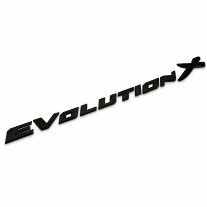 

Аксессуары для стайлинга автомобилей 3D буквы EVOLUTION X Эмблема для MITSUBISHI Lancer Evo trunk 10 mr Ralliart
