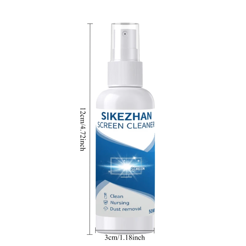 Streak-Free Anti-Static Screen Cleaning Spray for Fingerprints & Dust Removal