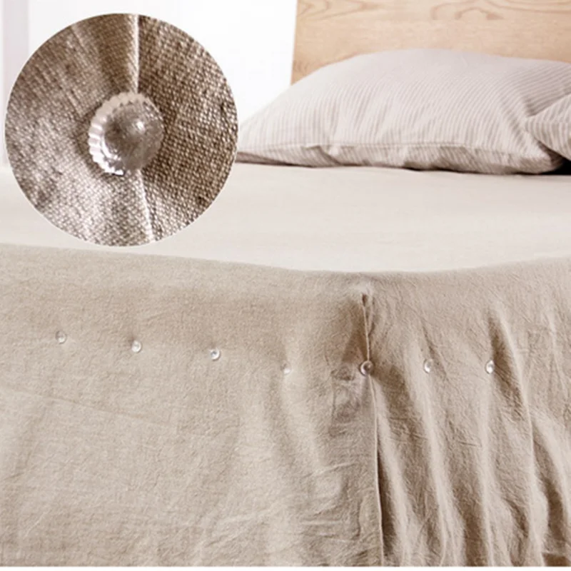Twist Pins ComforterTwist Nails Stainless Steel Transparent Spiral Pins Bed Sofa Cloth Fixed Buckle Sheets Useful NonCove 4