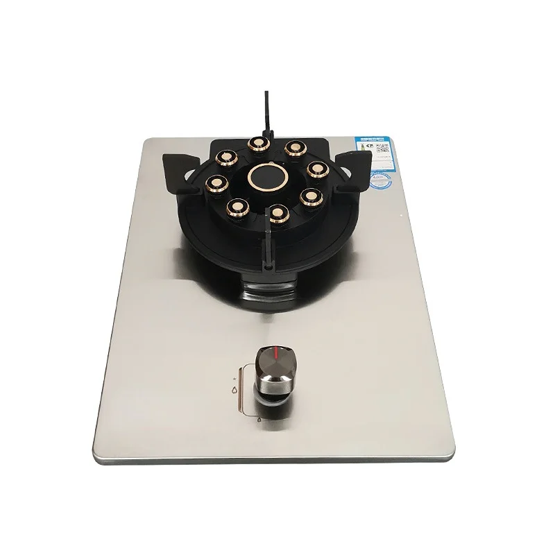 

Fierce Fire Gas Stove Magic Dish Stove Clamshell Household Single Stove Desktop Stainless Steel Gas Natural Gas Liquefied Gas