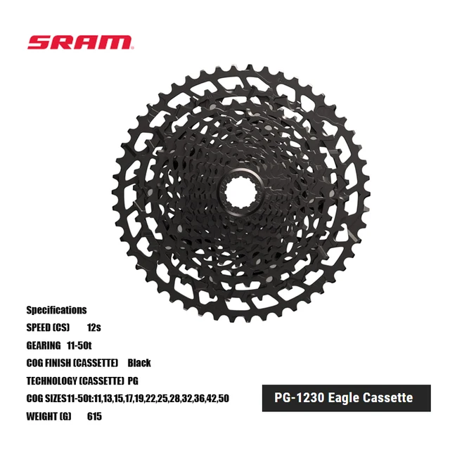 SRAM NX PG-1230カセットスプロケット SRAM NX PG-1230カセットスプロケット SRAM NX Eagle Pg-1230
