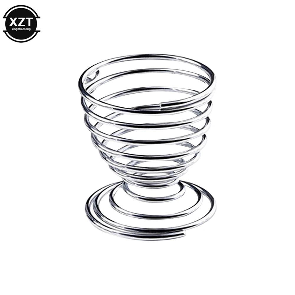 Egg Cup Spiral Boiled Eggs Holder 2Pcs egg cup holder