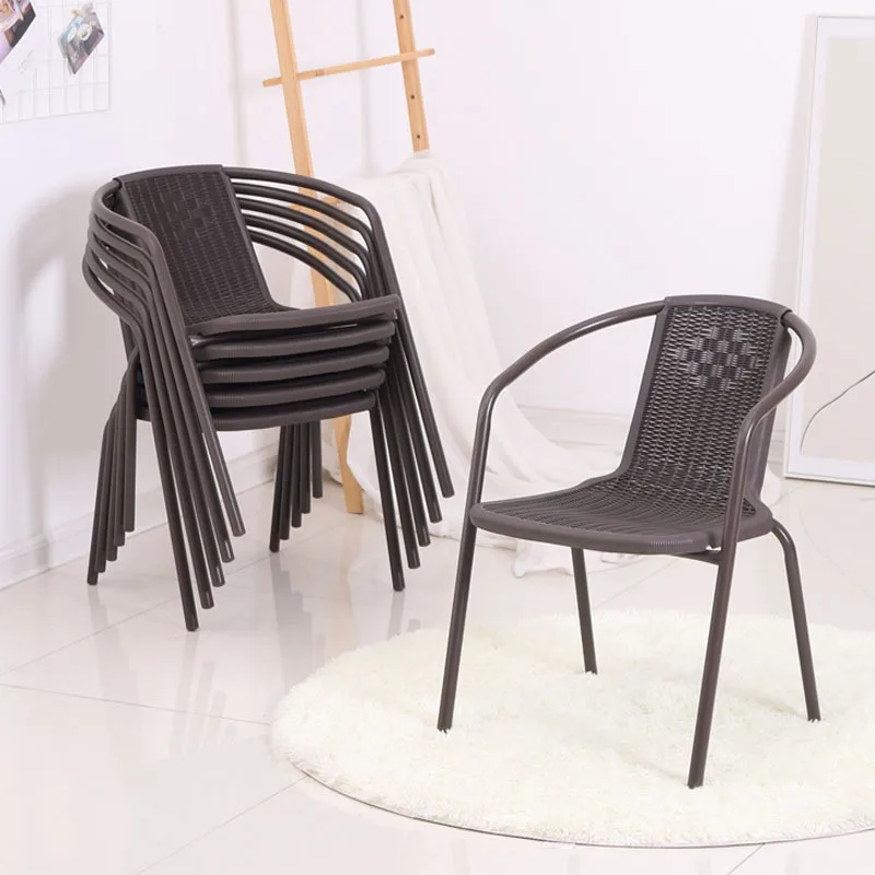 

Soft Chairs Patio Kitchen Chair Single Person Modern Ergonomic Lightweight Plastic Dining Luxury Sedie Stuhl Armchair Designer