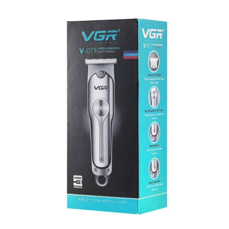 Dropshipping Men Barbers Hair Trimmer Professional Metal Razor Trimmer