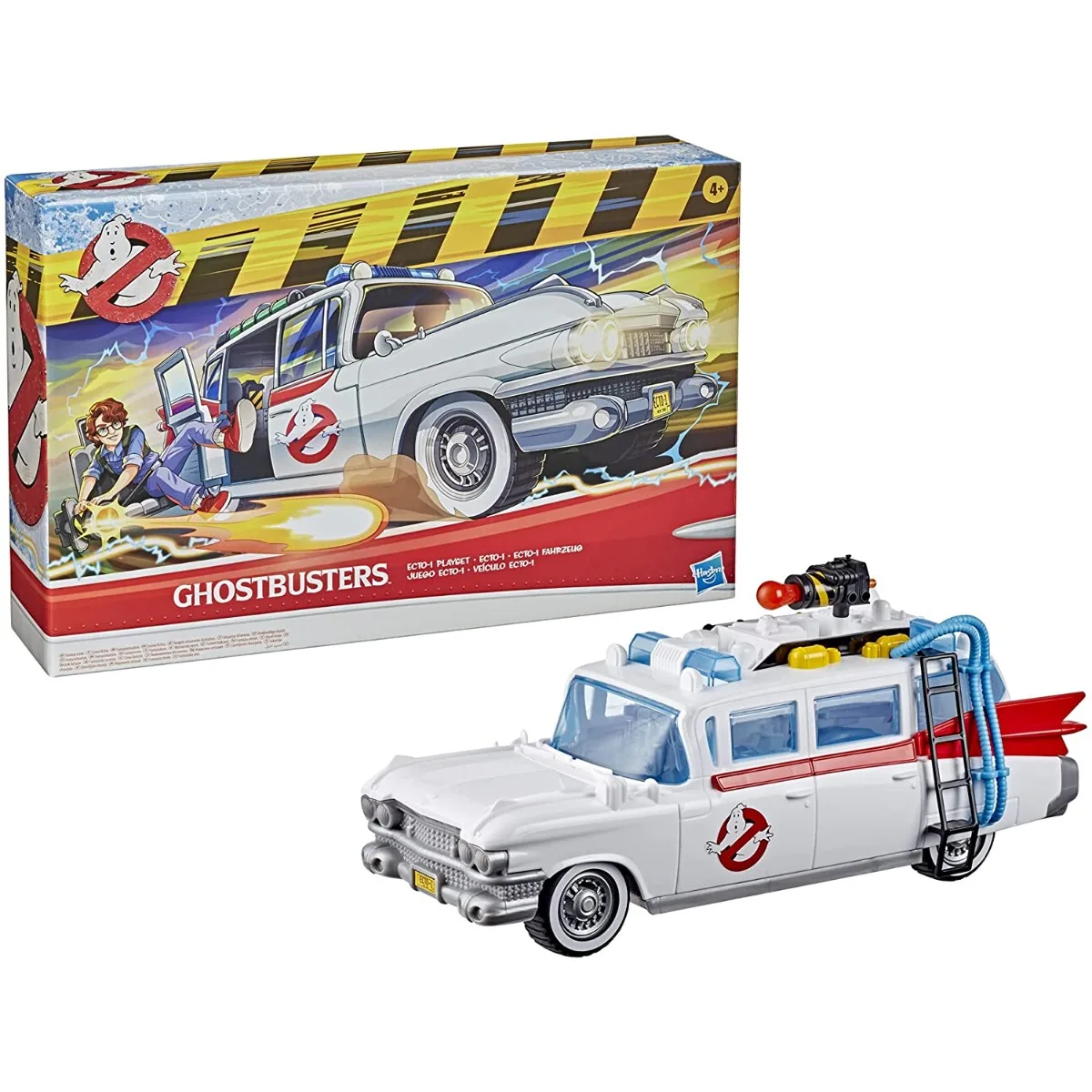 GHOSTBUSTERS Ecto-1 ミニカー Amazon.com: Jada Hollywood Rides Transformers x Ghostbusters