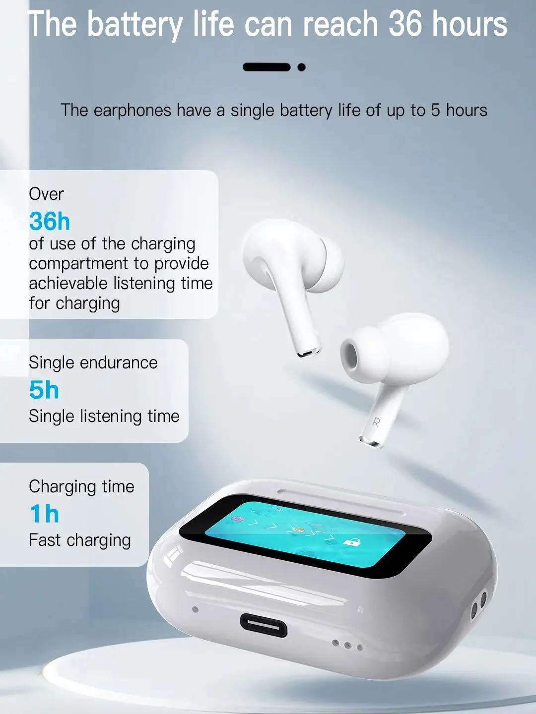 A10-Pro ワイヤレスイヤホン 300mAh A10-Pro ワイヤレスイヤホン 300mAh