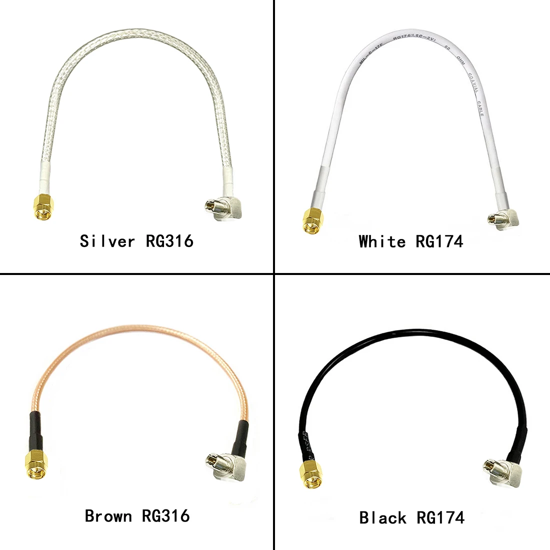 

Modem Coaxial Cable TS9 Male Right Angle Switch SMA Male Plug Connector RG316 RG174 Cable 15cm Adapter New