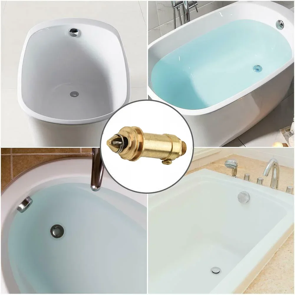 Tappo Per Vasca Da Bagno In Ottone 45 Mm – Sostituzione Regolabile Per Lavabo E Lavandino