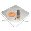 Aluminium Plaster Mortar Board with Soft Grip Handle Plastering Hawk Plaster Mortar Board Holder Finishing Plastering Tool 6