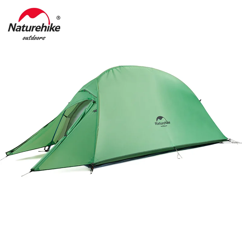 Naturehike Cloud Up 1-Personen-Zelt, Outdoor, Camping, Wandern, Klettern, ultraleicht, doppellagig, Rucksackreisen, Sonnenschutz mit Fußabdruck