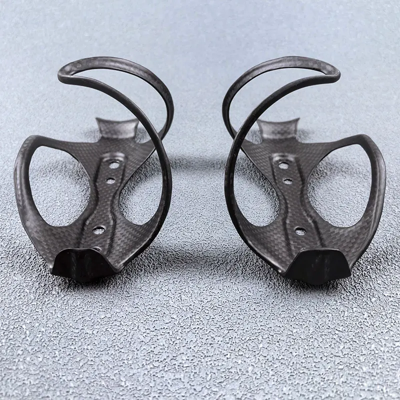 Mountain Bicycle Road Bicycle Carbon Fiber Kettle Rack bicycle water bottle cage bicycle bottle holder MTB Road Bike Bottle Rack Cup 3K Pattern Accessories