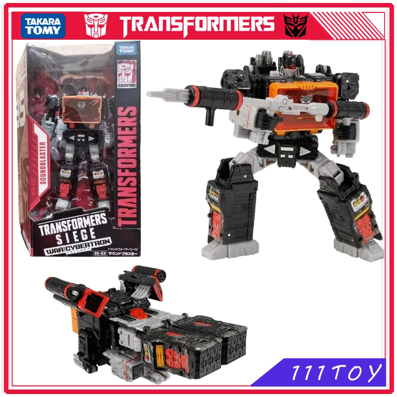 

In Stock Transformers War for Cybertron:Siege Limited SG-EX Soundblaster Anime Figures Robot Toys Action Figure Gifts Hobbies