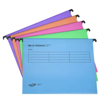 Cartelle di file sospese A4/FC PP con ganci in plastica – Cartella di lavoro rapida di tipo sospeso, multicolore, archiviazione di documenti per ufficio domestico