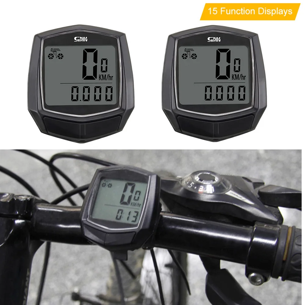 

1PCS Waterproof Wired Digital Bike Ride Speedometer Odometer Bicycle Cycling Speed Counter Code Table Bicycle Accessories