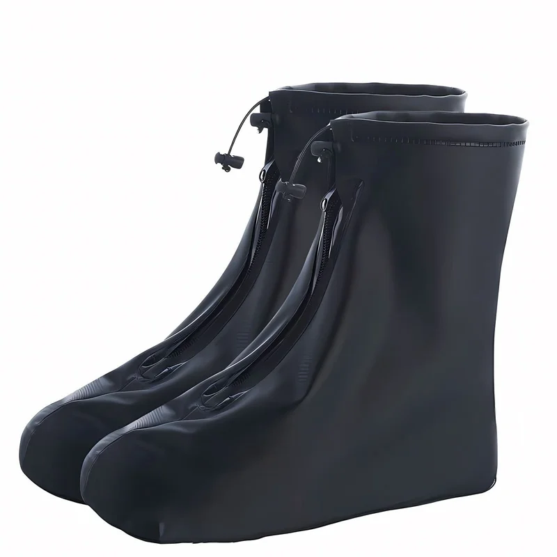 Shoes Cover Rain Waterproof Quality Thick Shoes Protectors Rain Boots PVC Non-Slip Rainy Shoe Cover Adult Kids Water proof shoes