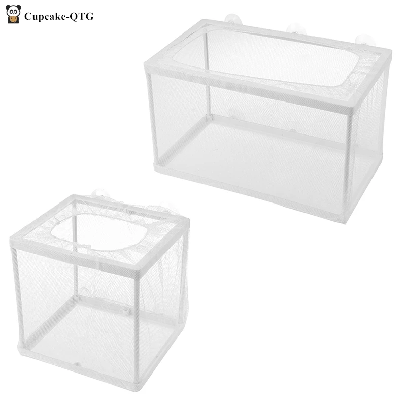 1pc Fish Breeding Mesh Box for Home Aquarium Small 16*14.2*16cm Large 26.3*15*16cm fish breeding box