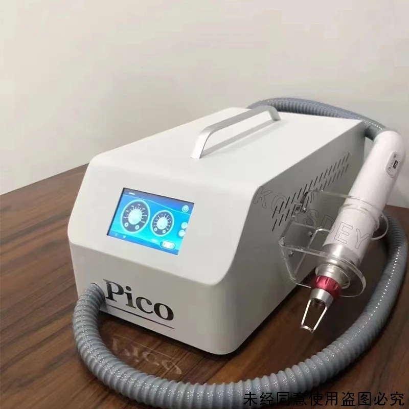 

Máquina de eliminación de tatuajes, Láser de refrigeración por aire, picosegundos, pulso largo, indoloro, 755nm, 1064nm, 1320nm,