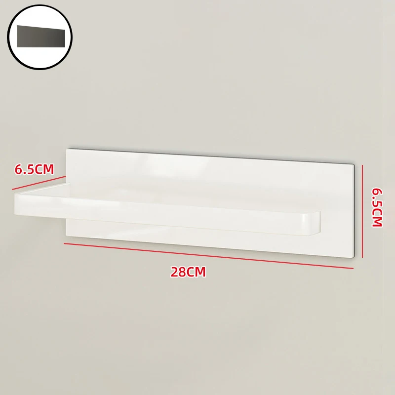 ♥ מחזיק מגנטי למגבות נייר למטבח, מדף אחסון למגבות נייר לארון ללא חורים