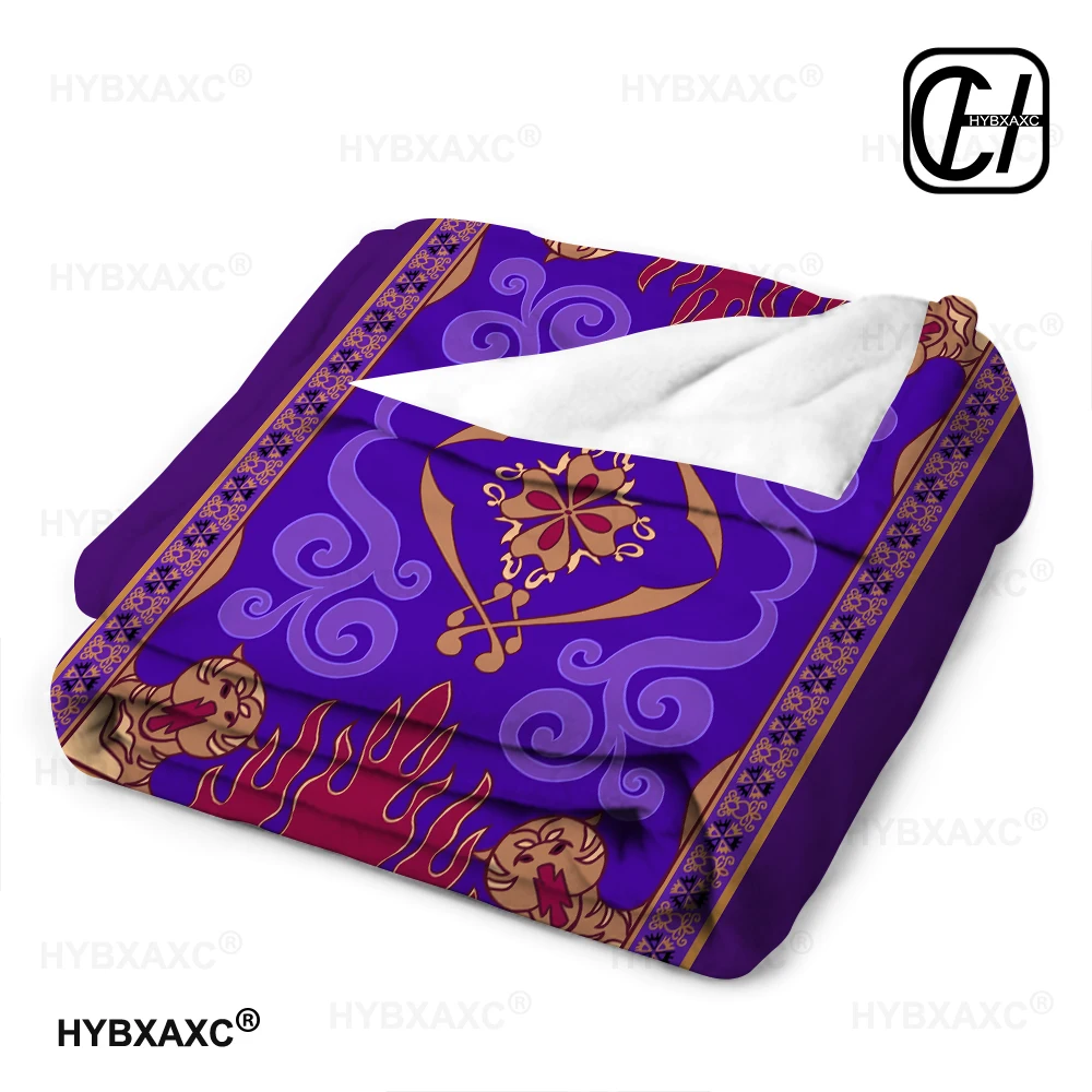 Soft Blanket for Winter Aladdin 1992 Magic Carpet Warm Bed Fleece Camping Custom Decorative Sofa Blanket Microfiber Bedding 5