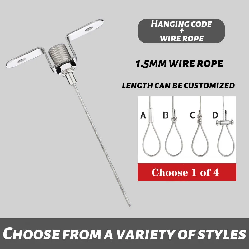 Kit Cavi Sospensione Acciaio Inox 35m - Per Quadri, Piante Rampicanti E Tendaggi - Foto 3