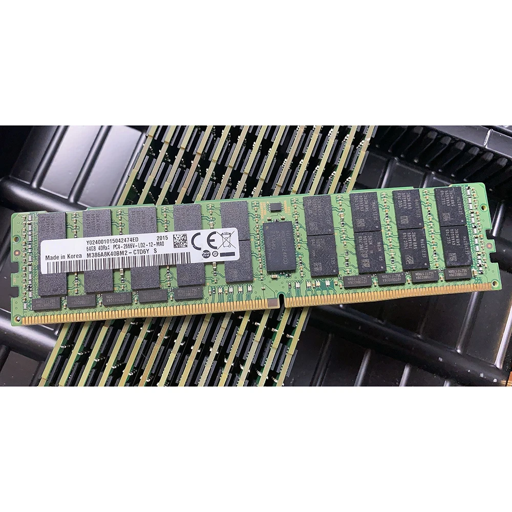 Серверная память, 1 шт., для Samsung RAM 64 Гб 64 Гб 4DRx4 DDR4 2666