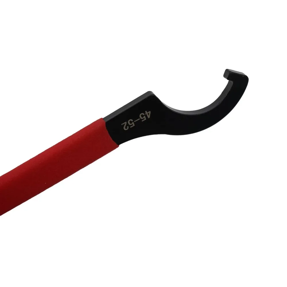 Wrench Spanner Anti Slip Handle Black Oxidized 45-48HRC Hook For Round Nut C Type 38-42mm/45-52mm/55-62mm/68-72mm Tool