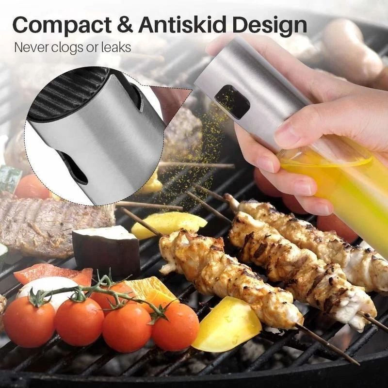 Oil Sprayer Oil Dispenser Olive Oil Bottle Spray Bottle Leak-proof Cooking Tableware BBQ Sprayer Kitchen Accessories Gadget