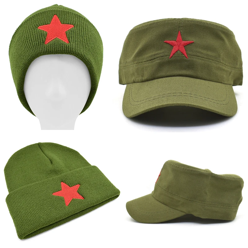 Climate Communist Cap Caps Hats Men Red 